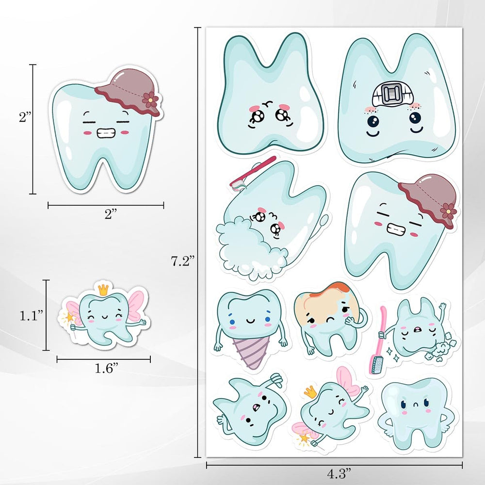 ZULUVINYL dental stickers planner sticker for organized, stylish journaling.