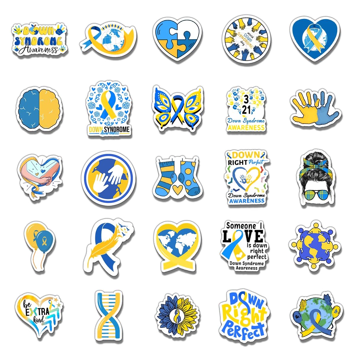 ZULUVINYL DS awareness ribbon sticker on luggage for quick identification and support