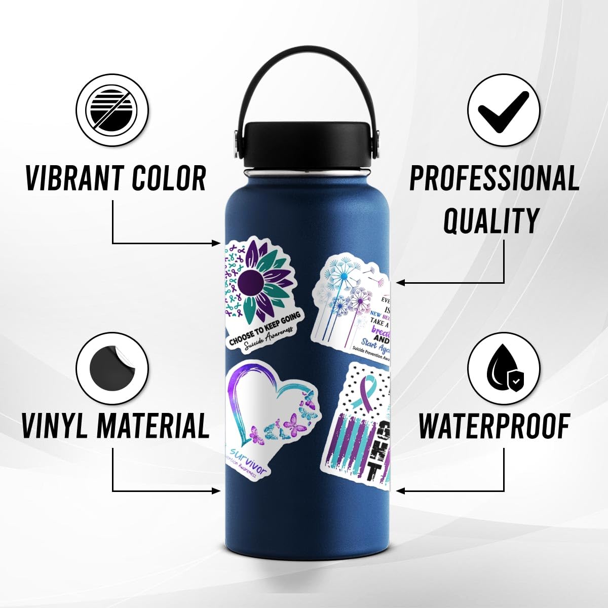 ZULUVINYL journal stickers add decorative flair to planners and notebooks.