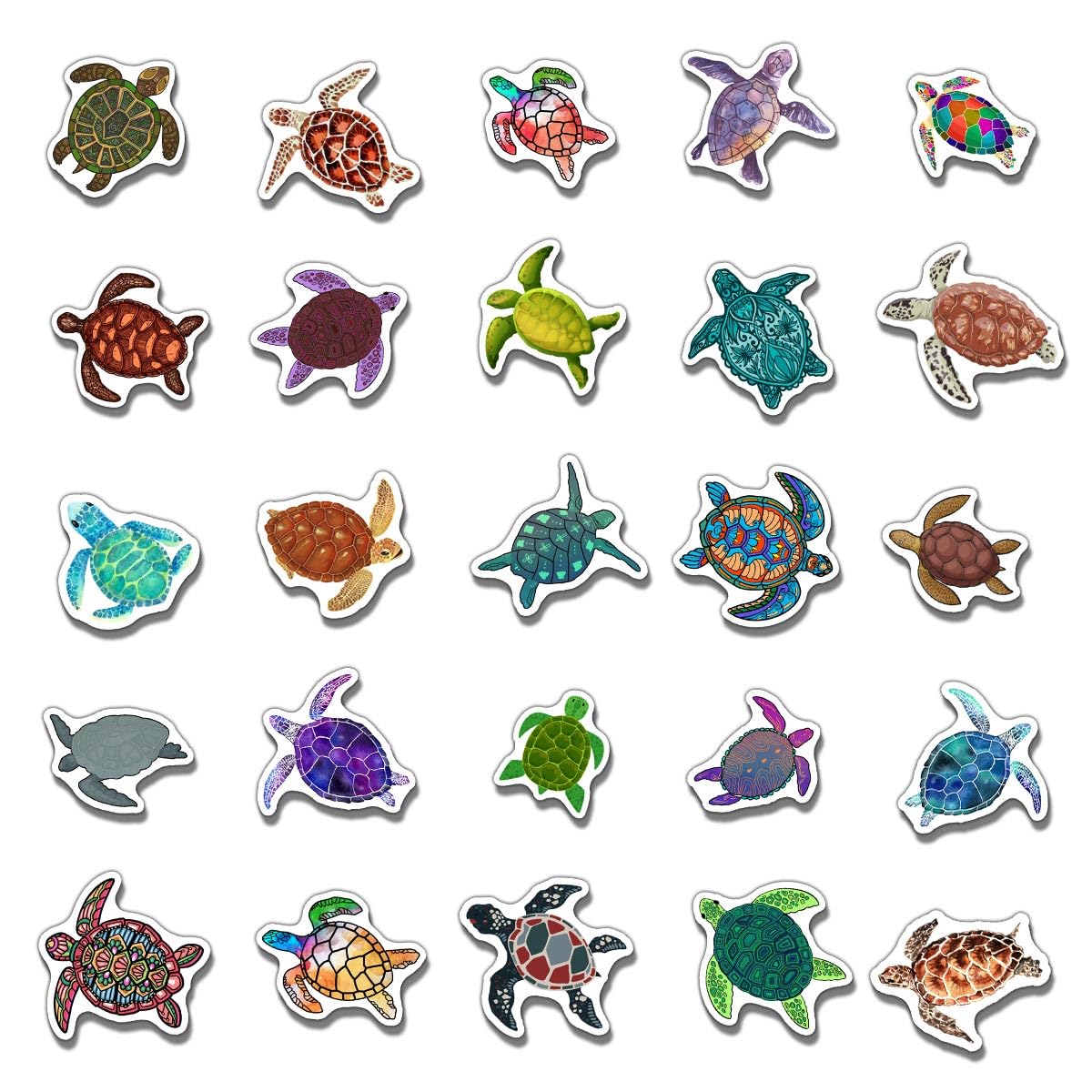 ZULUVINYL sea turtle sticker on a laptop adds color and personality