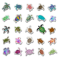 ZULUVINYL sea turtle stickers on luggage for easy identification