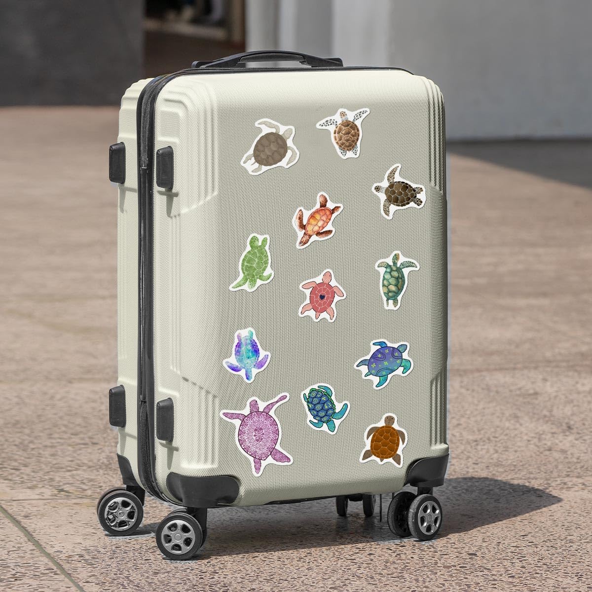 ZULUVINYL sea turtle vinyl decals on a tumbler for travel charm