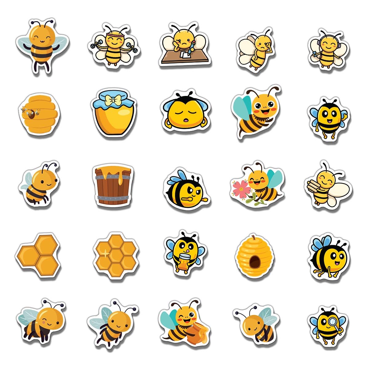 ZULUVINYL bee sticker on helmet—durable and weather-ready for gear