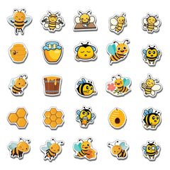 ZULUVINYL bee sticker on helmet—durable and weather-ready for gear