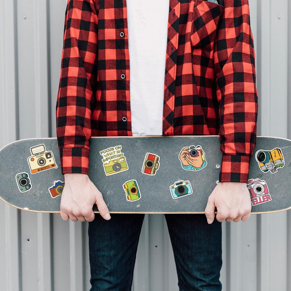 ZULUVINYL photography stickers on phone cases convey personality and style