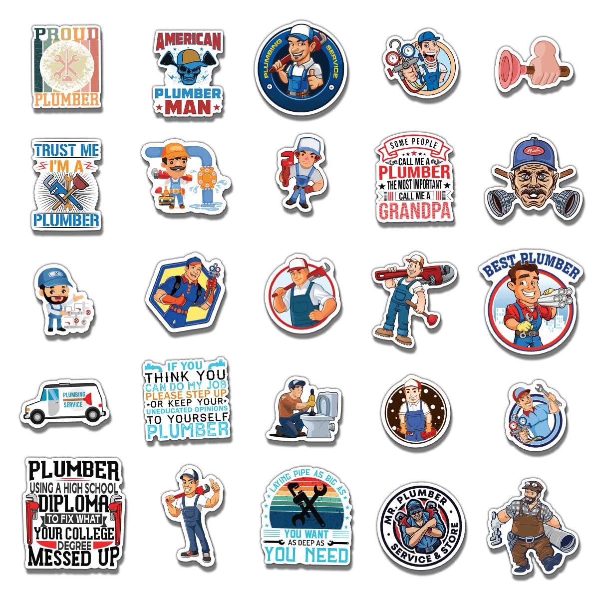 ZULUVINYL plumber stickers on laptop brighten your setup with removable art.