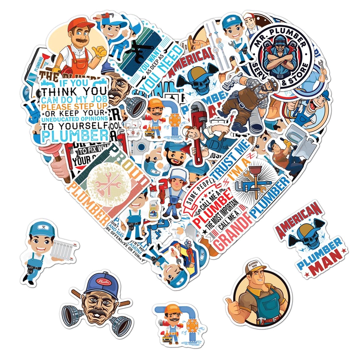 ZULUVINYL plumber stickers on water bottle deliver durable color for everyday hydration.