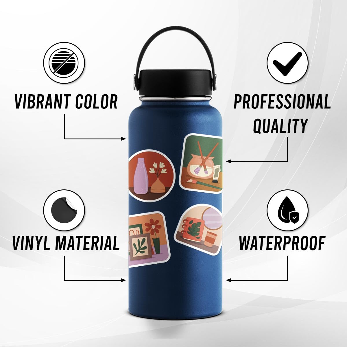 ZULUVINYL phone/tablet case stickers offer easy surface customization.