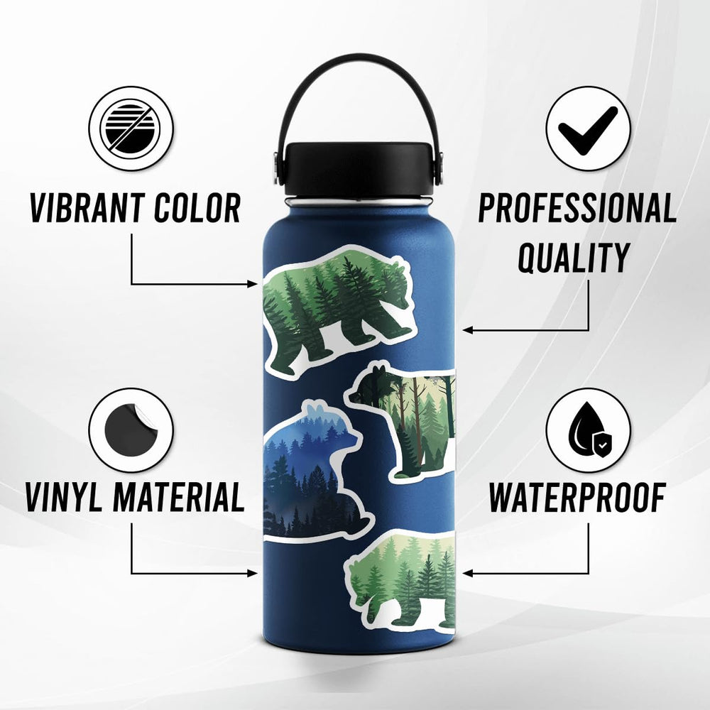 ZULUVINYL luggage stickers make bags easy to spot during travel.