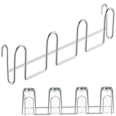 ZumenDa 12-inch rack beside dish rack for compact kitchen organization.