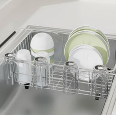 ZumenDa cup drying rack with hooks attached to a dish rack