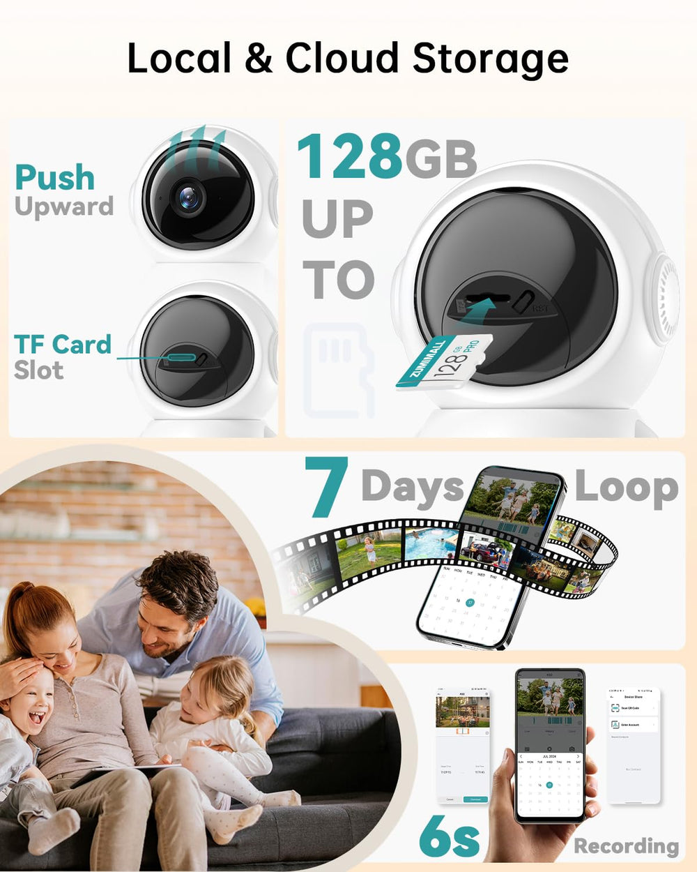 ZUMIMALL versatile mounting options for crib, wall, table, or ceiling.