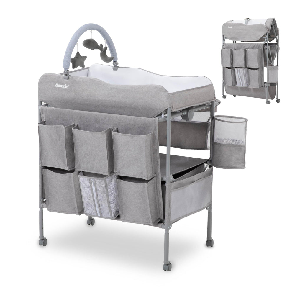 Zumspiel baby changing table sturdy-design: durable frame for reliable diaper changes