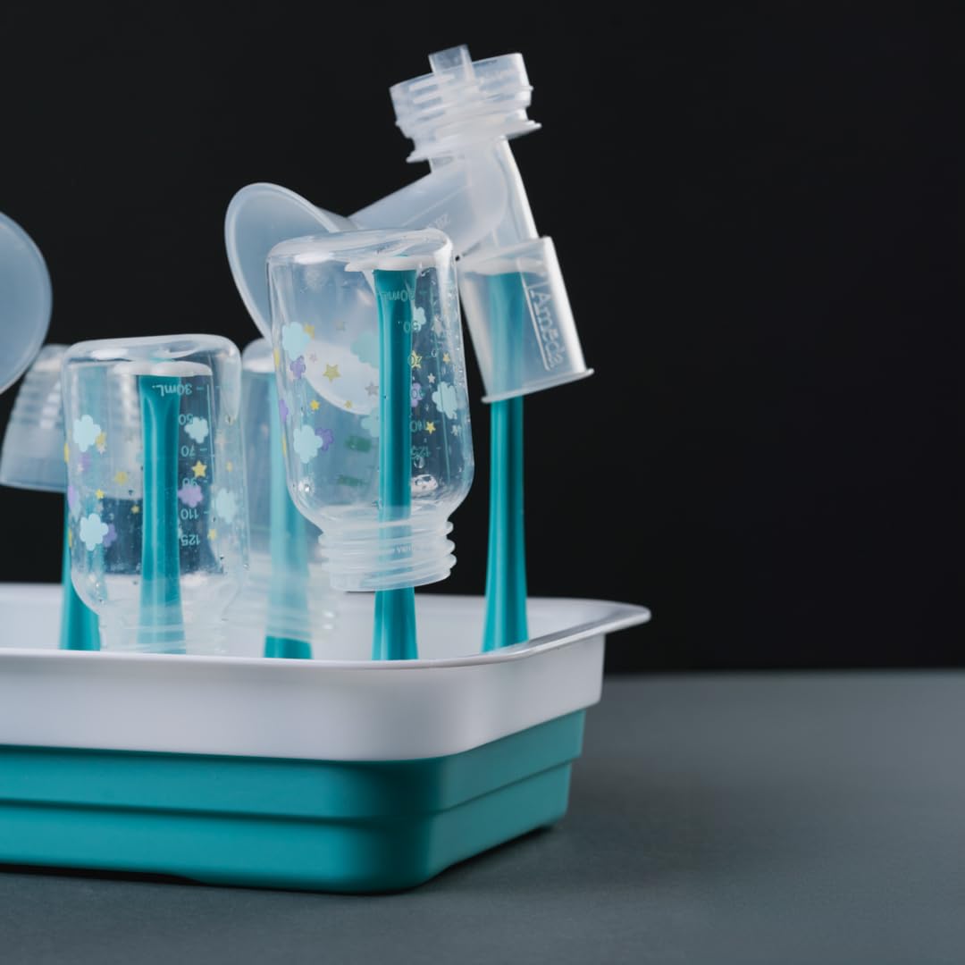 Zunee baby bottles and accessories organized for efficient feeding routines.