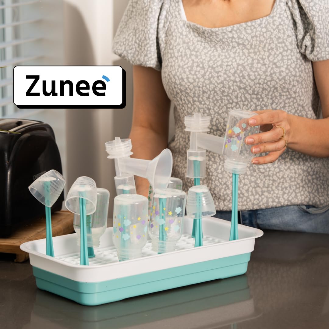 Zunee bottle drying rack multipurpose solution for drying bottles and parts.