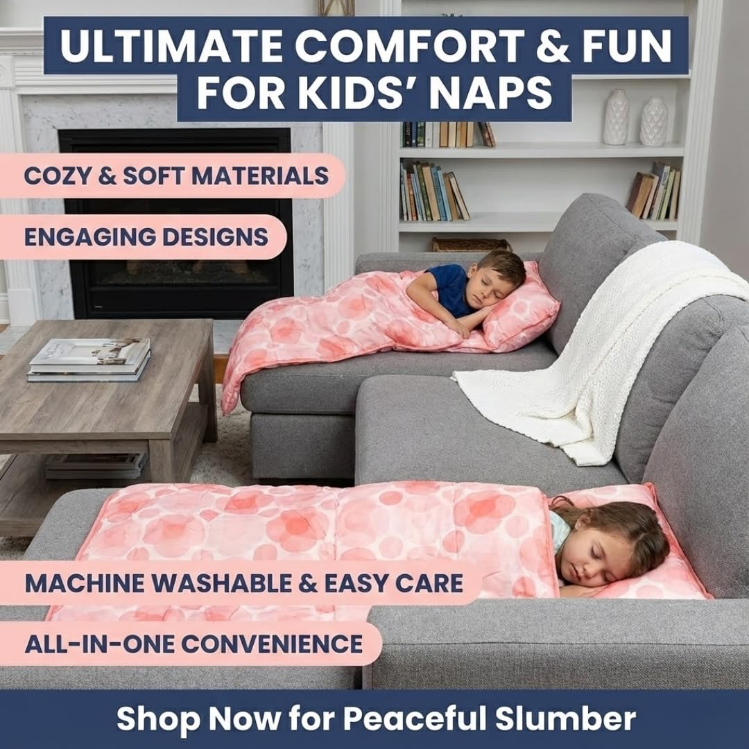 Zunee Toddler Nap Mat carrying handle for easy transport