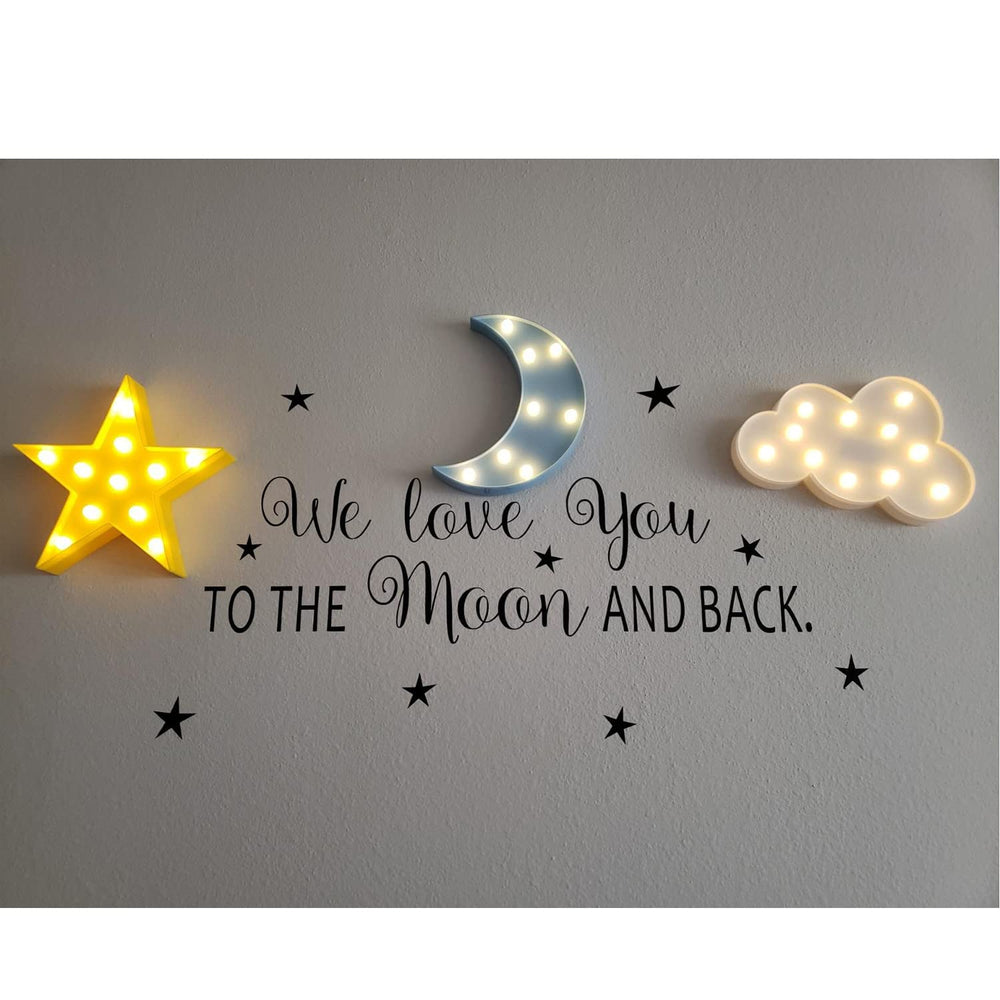 ZUOVAOV Clouds night light creates soft ambience on dresser or wall.