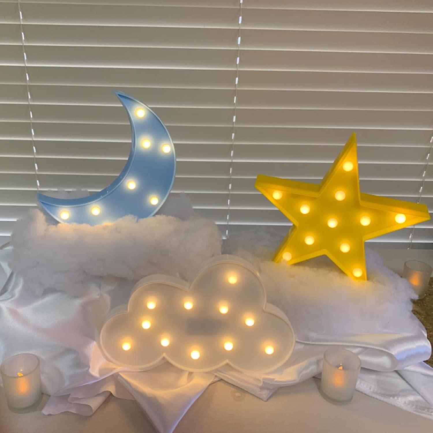 ZUOVAOV Stars night light offers a warm glow for cozy bedtimes and dreams.