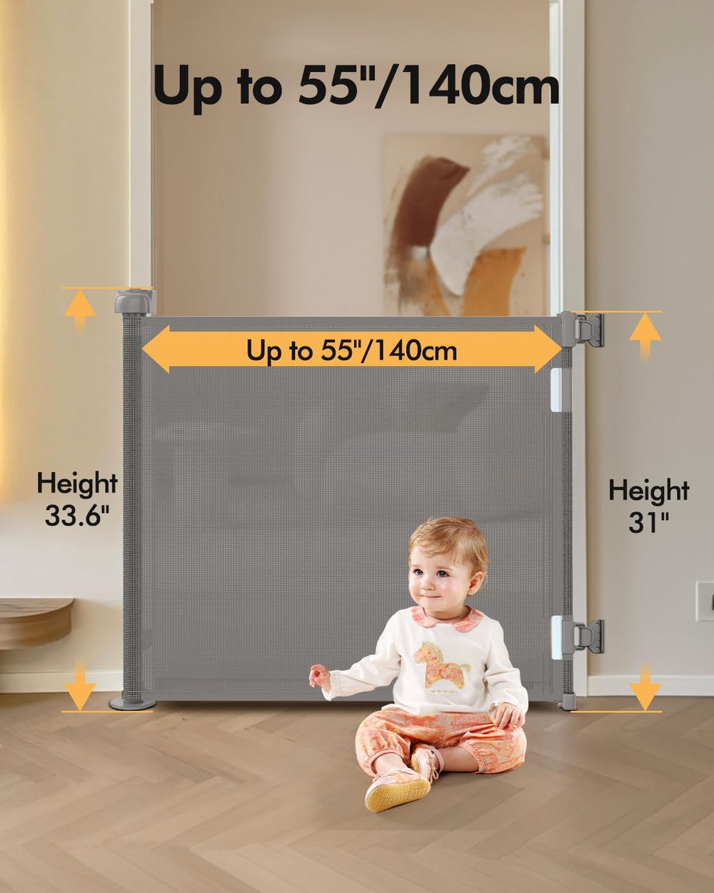 Zupetta gate top lock enables one-handed operation when you’re carrying.