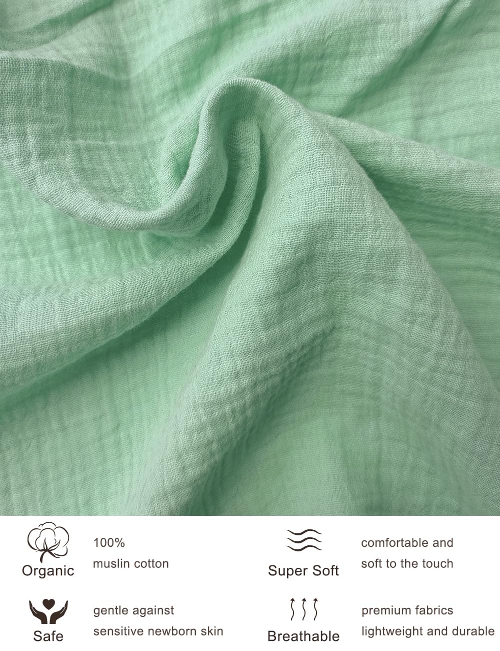 ZURLEFY bassinet sheet demonstrating universal fit with elastic edge for secure sleep
