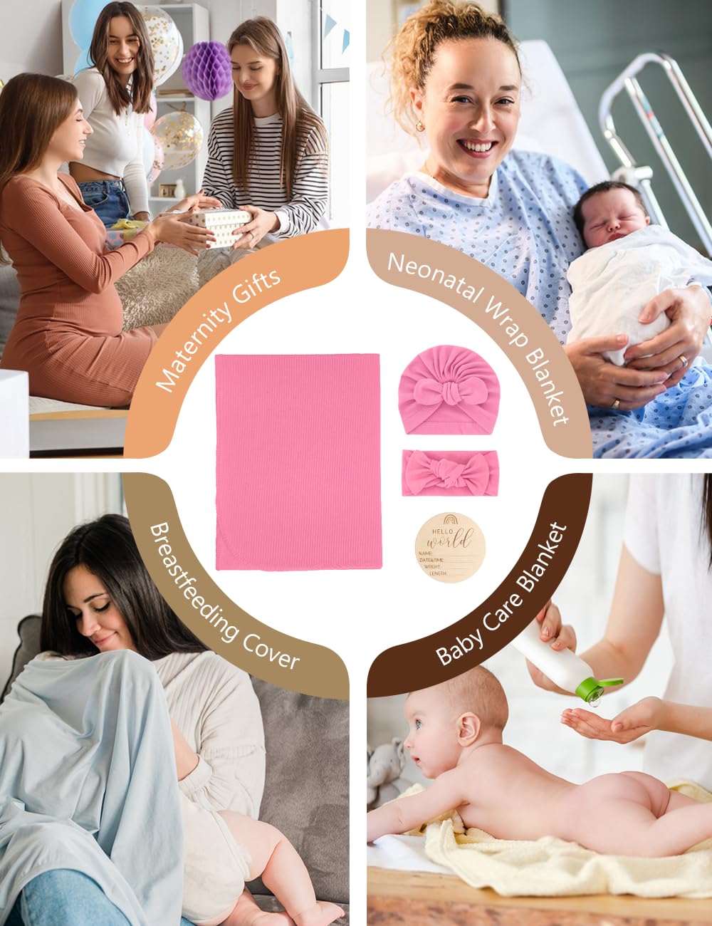 ZURLEFY nursery-swaddle-use scene shows versatile daily use.