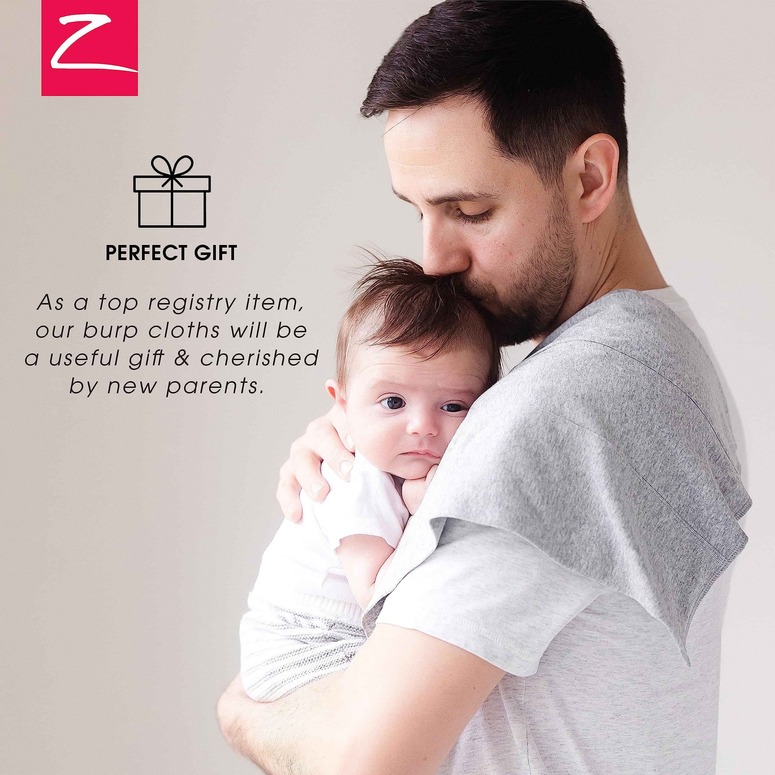 Zutano burp cloths gift-ready newborn essentials for new parents and registries.