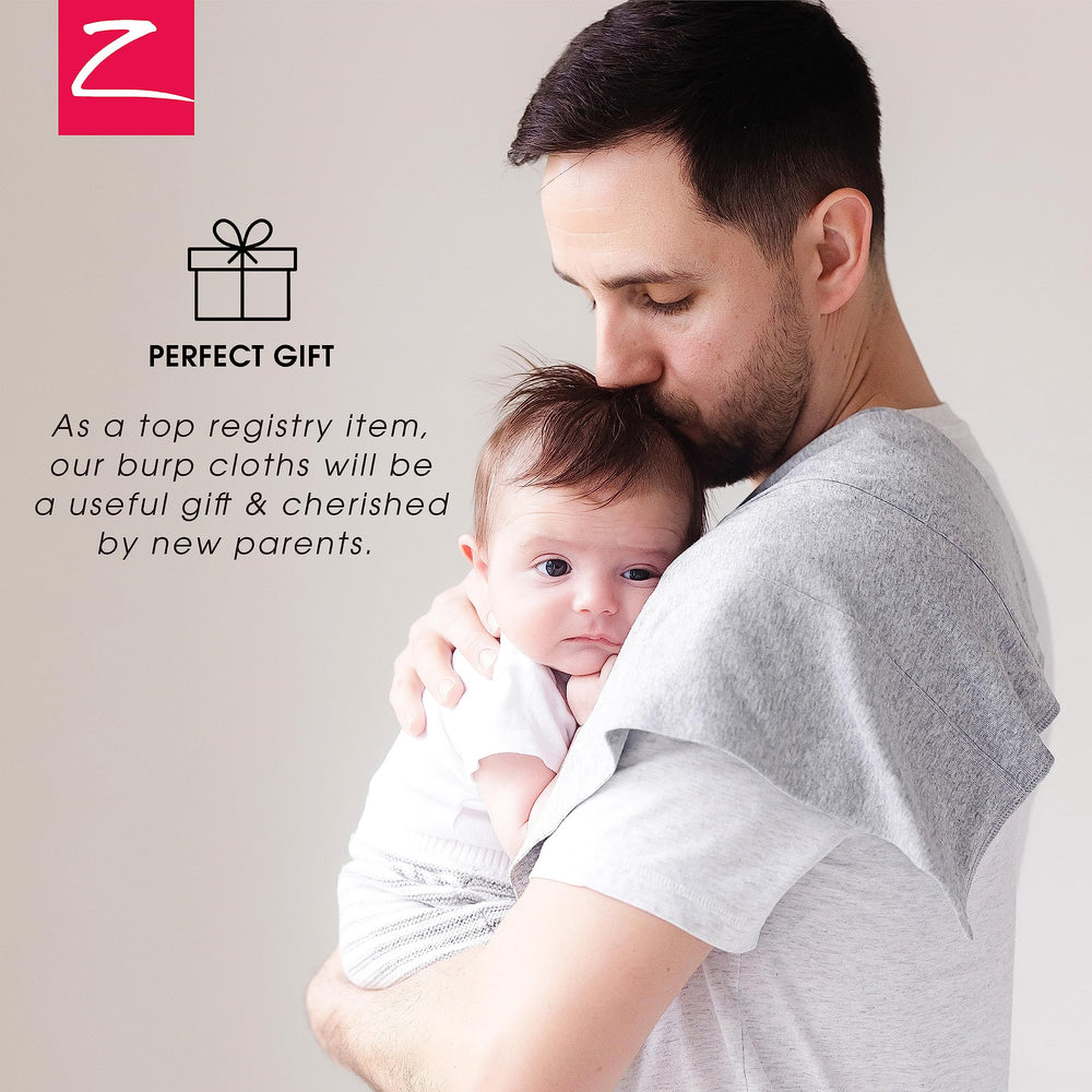 Zutano burp cloths gift-ready newborn essentials for new parents and registries.