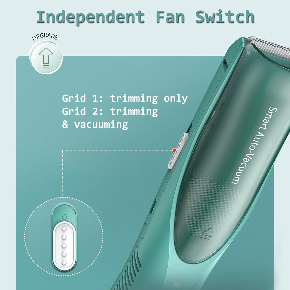 Zuxify clipper operates quietly to calm anxious toddlers during grooming