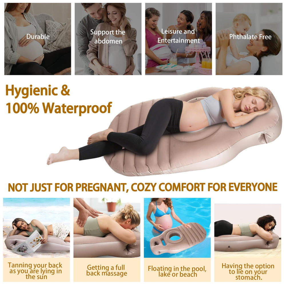 ZWFDC deflated pillow folds compactly for easy storage and travel.