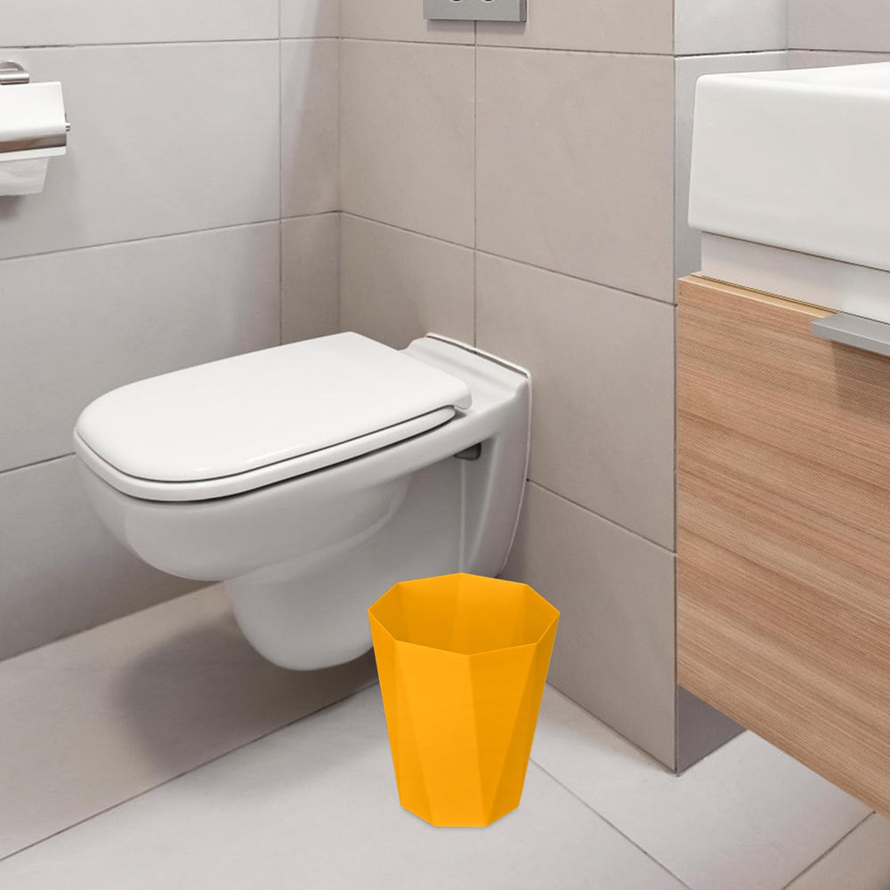 ZXJ small trash can in dorm and office context offers convenient disposal.