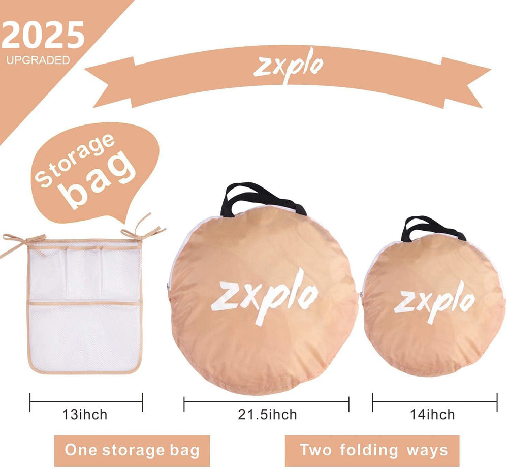 ZXPLO breathable mesh keeps air flowing while blocking insects or pets