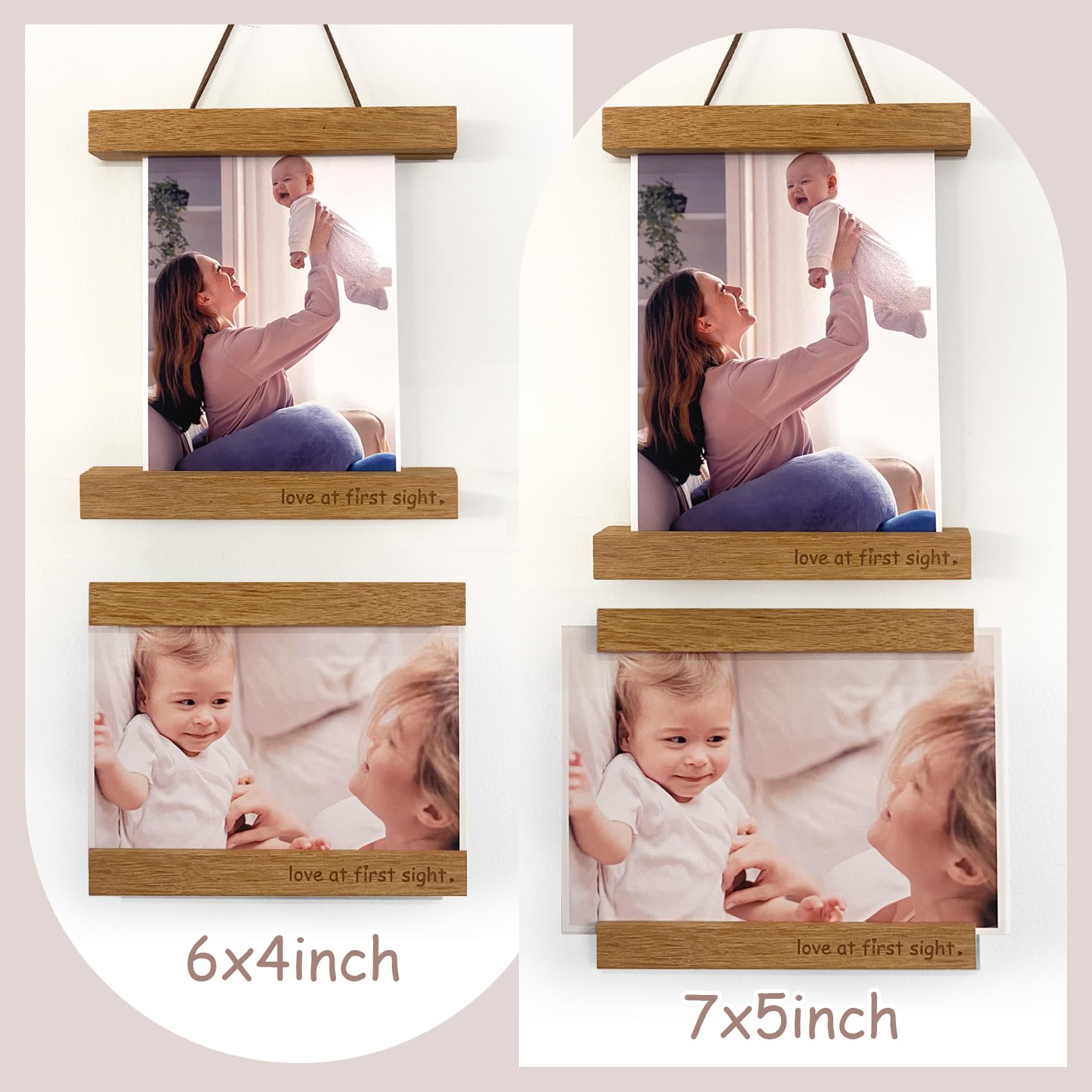 Zyeco birth info frame keeps birth details alongside ultrasound memories