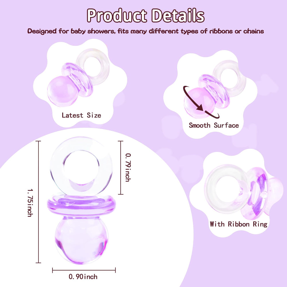 ZYFLSQ 1.75-inch acrylic pacifiers mini size for hunt games