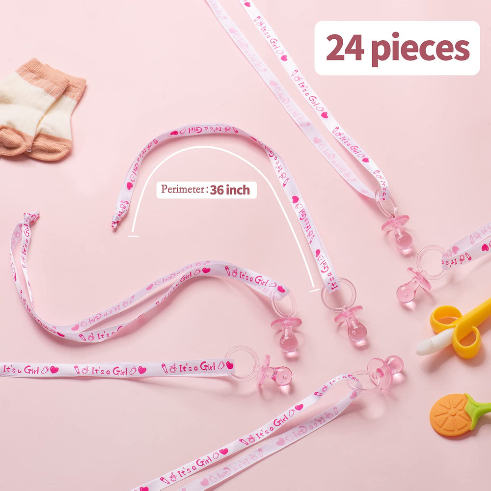 ZYFLSQ acrylic pacifiers clear-smooth surface—skin-friendly accessories for comfortable wear.