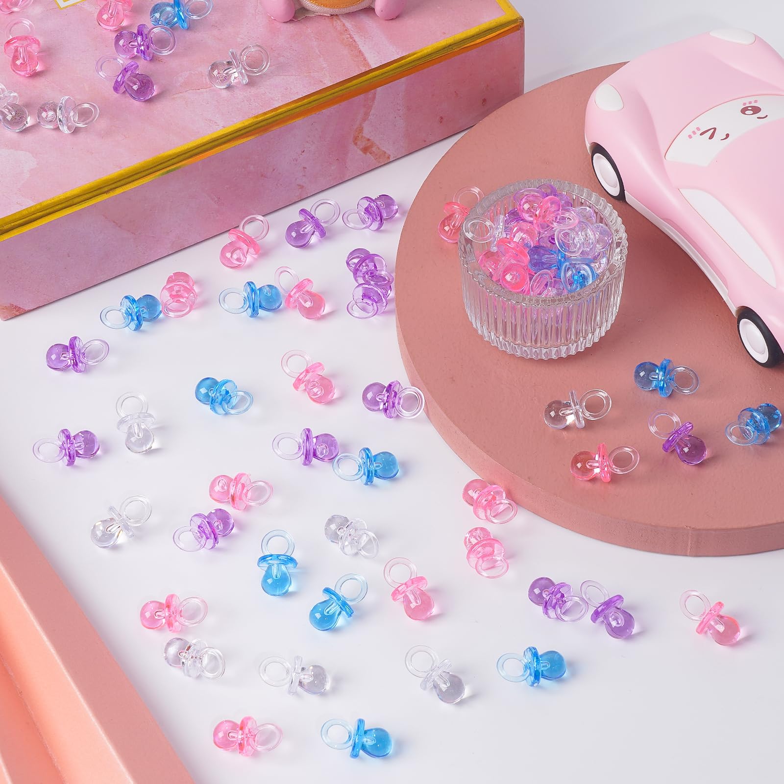 ZYFLSQ baby pacifier 200-count-pack provides bulk options for events.