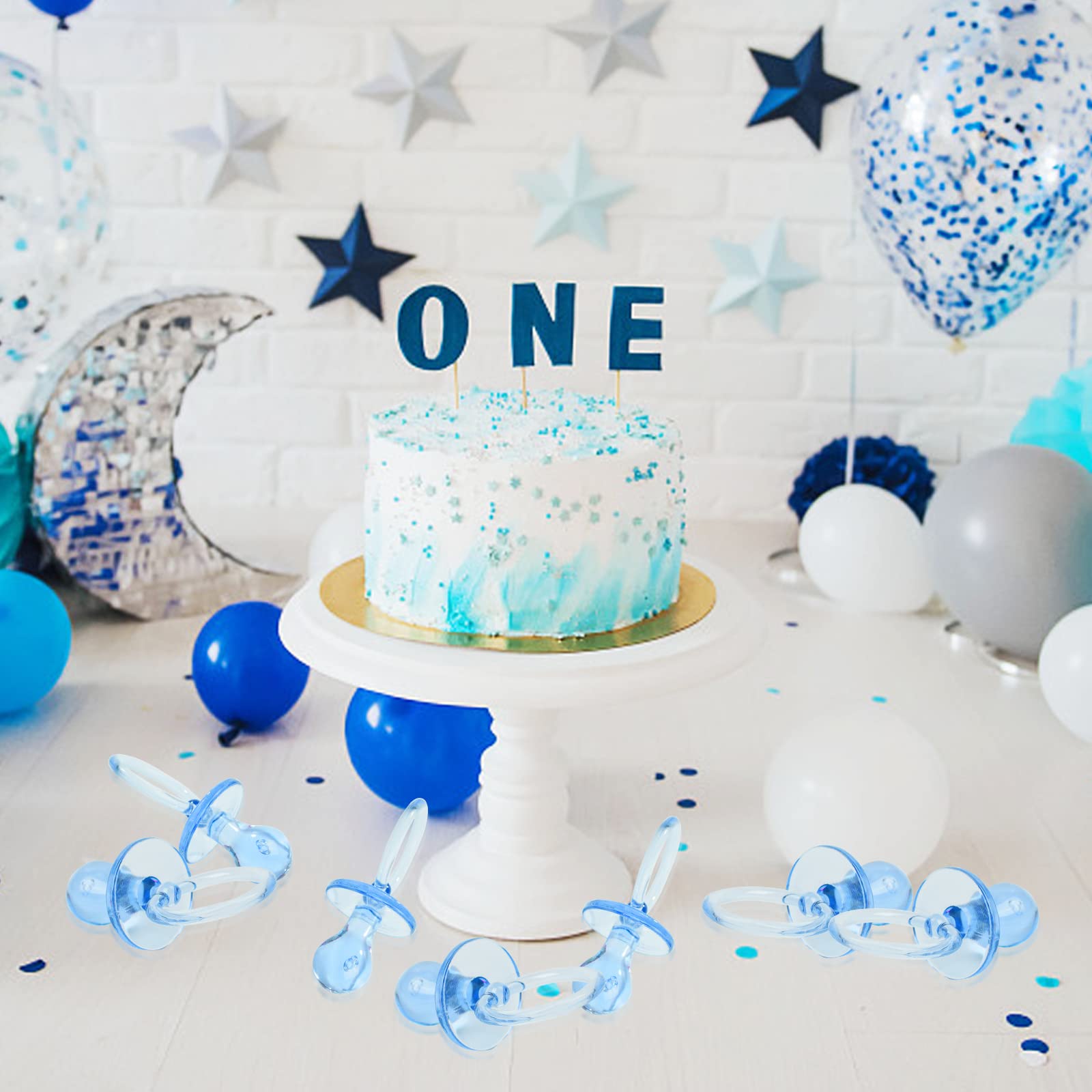 ZYFLSQ baby pacifier blue perfect for party decorations.