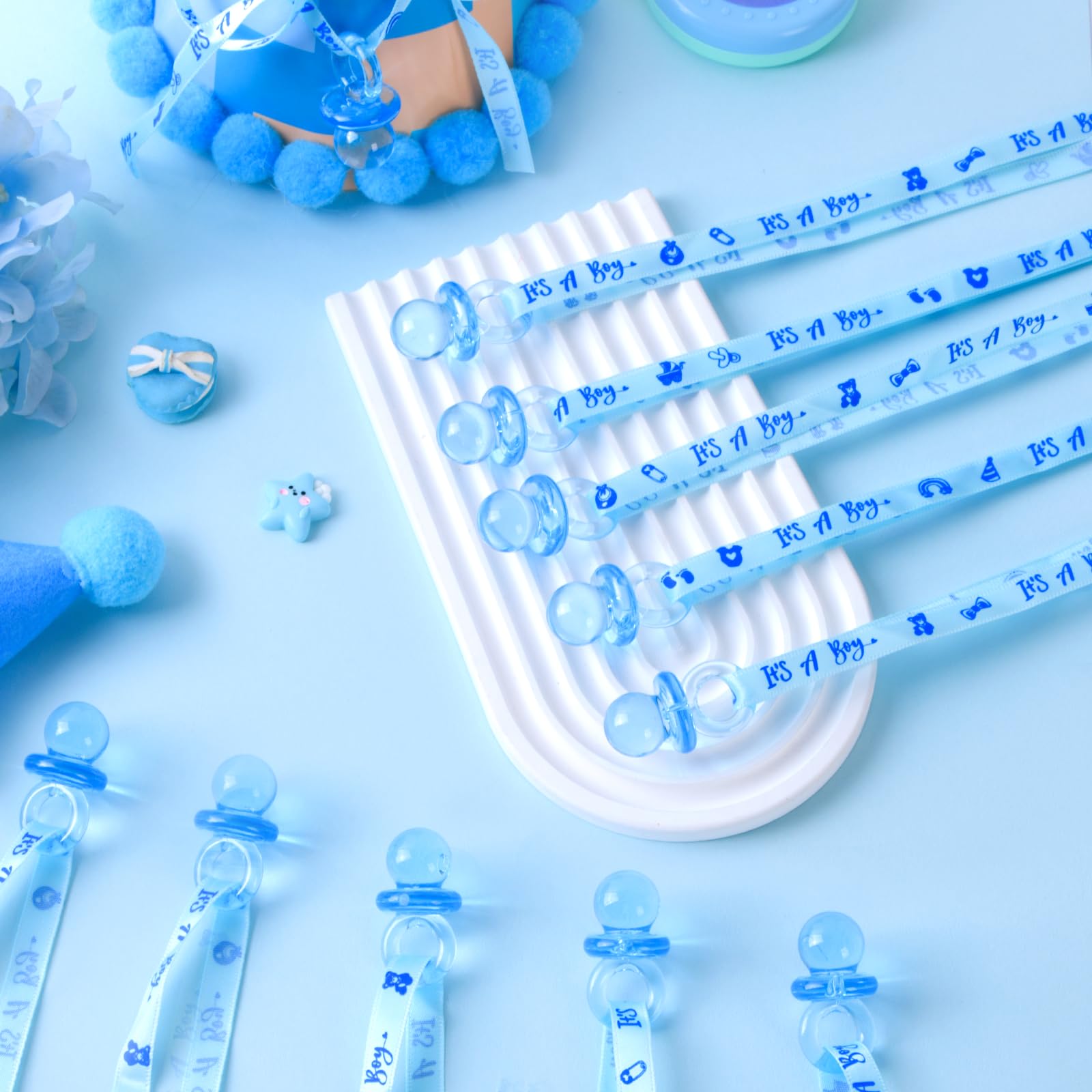 ZYFLSQ blue gift-ready necklace set for easy sharing at showers