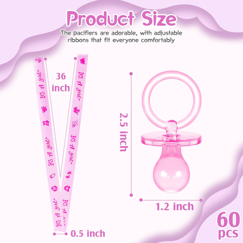 ZYFLSQ baby shower ribbon pink pattern shows baby-themed design for coordinating décor.
