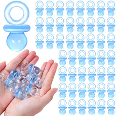 ZYFLSQ blue acrylic pacifier mini collection adds adorable baby shower decor