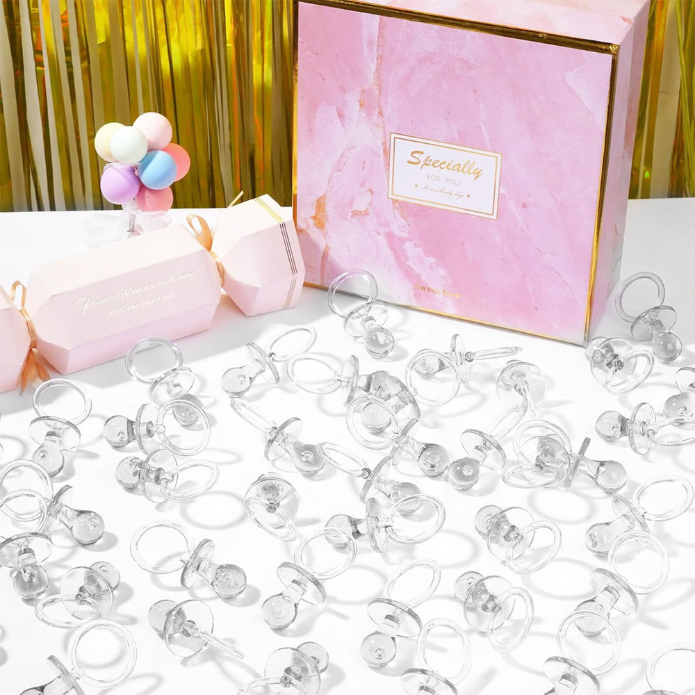 ZYFLSQ clear pacifier party favors become decorative keepsakes for guests