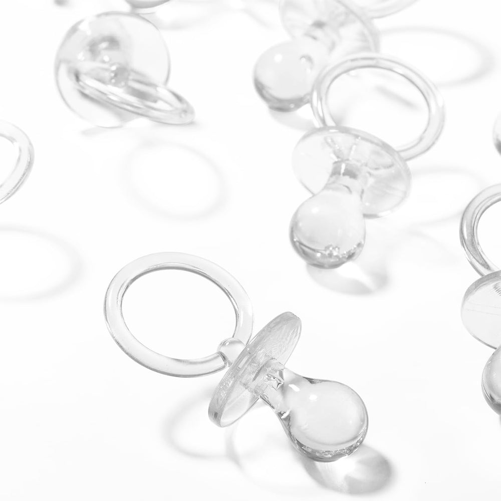 ZYFLSQ pacifier DIY loop base enables easy ribbon pass-through crafts