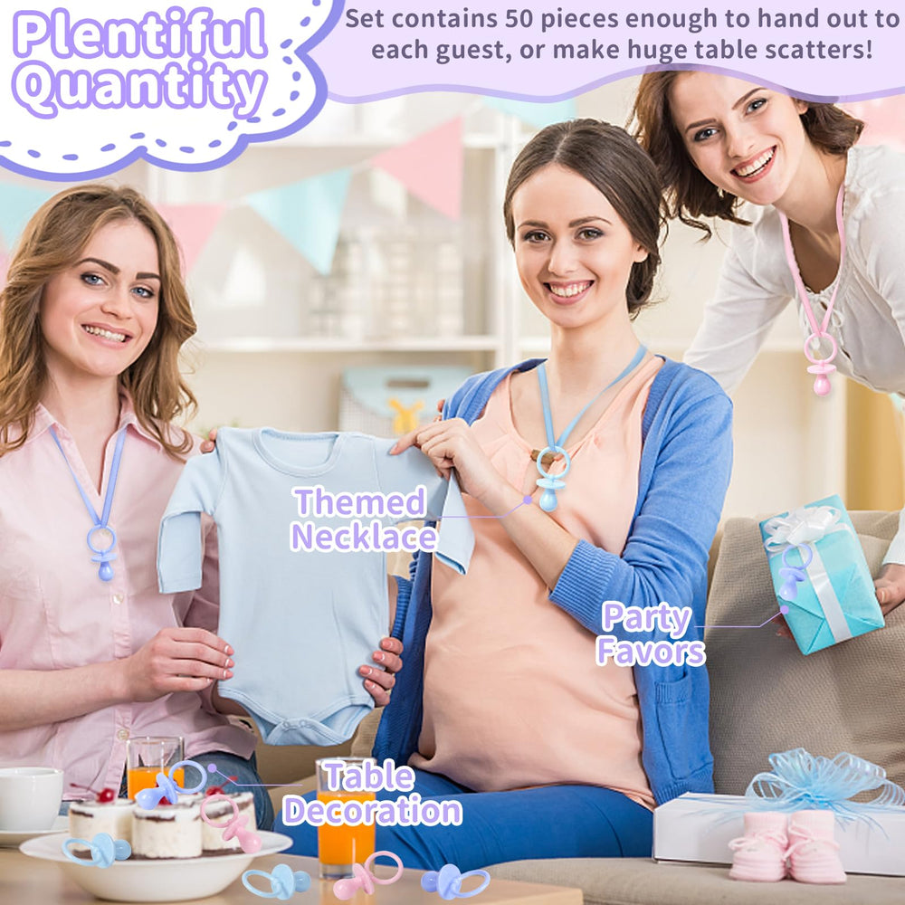 ZYFLSQ purple pacifier decor idea for goodie bags