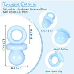ZYFLSQ pacifier with loop enables easy ribbon threading for keepsakes