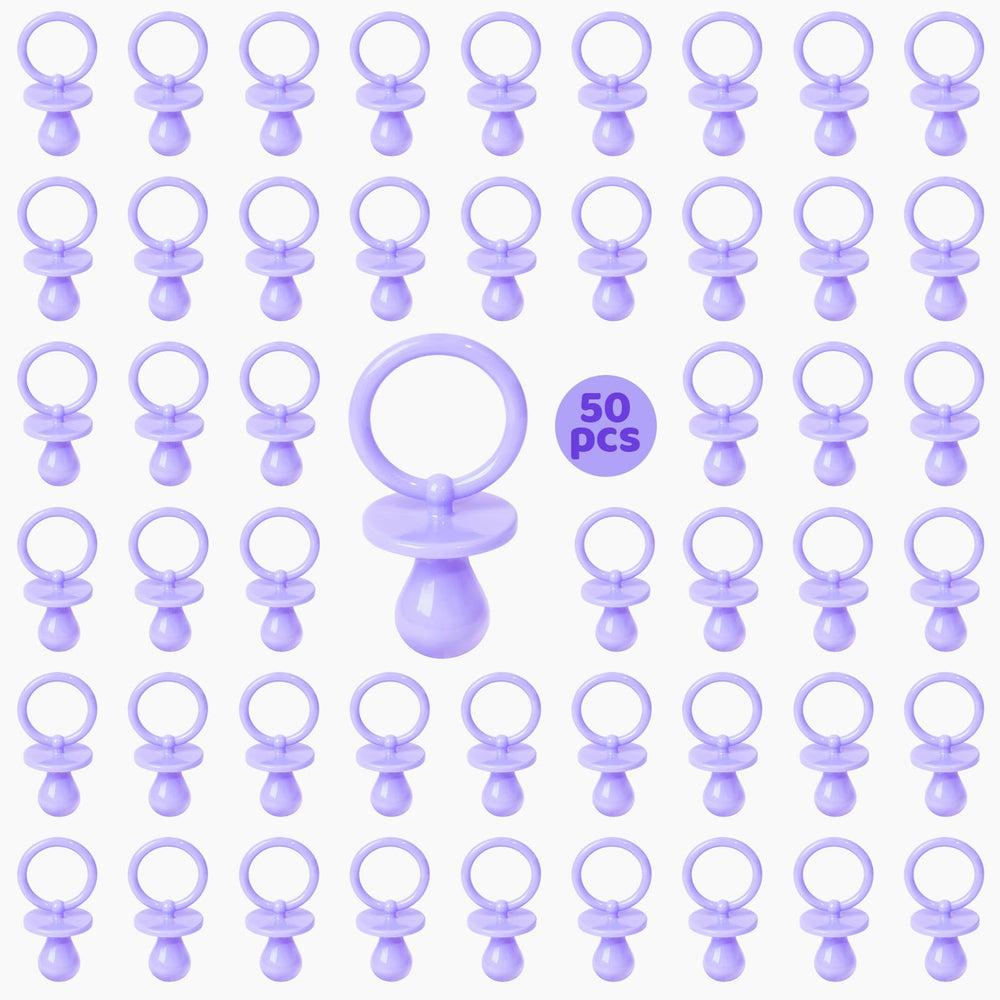 ZYFLSQ purple pacifier table scatter enhances baby shower decor