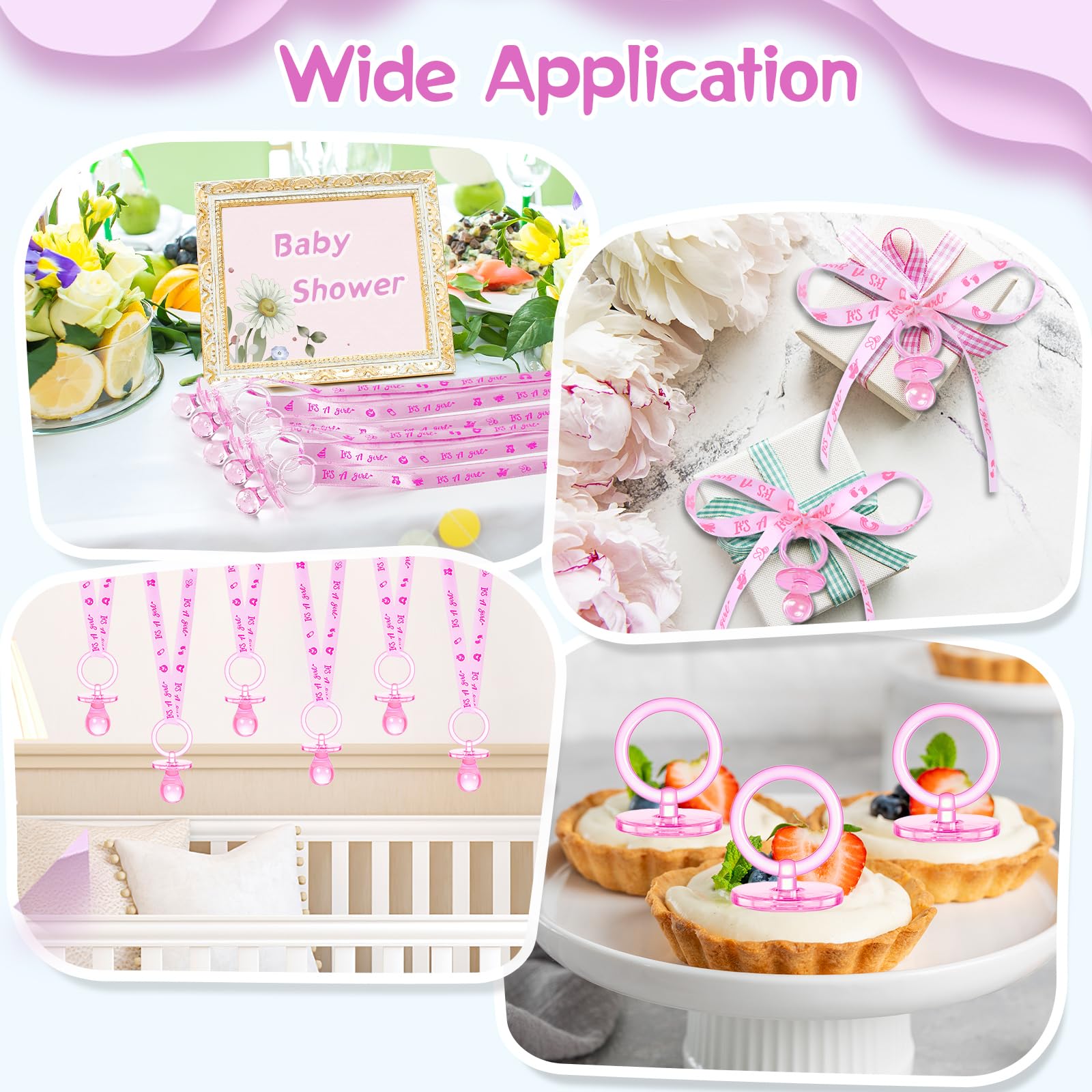 ZYFLSQ table scatter pink décor option for charming table settings and guest favors.