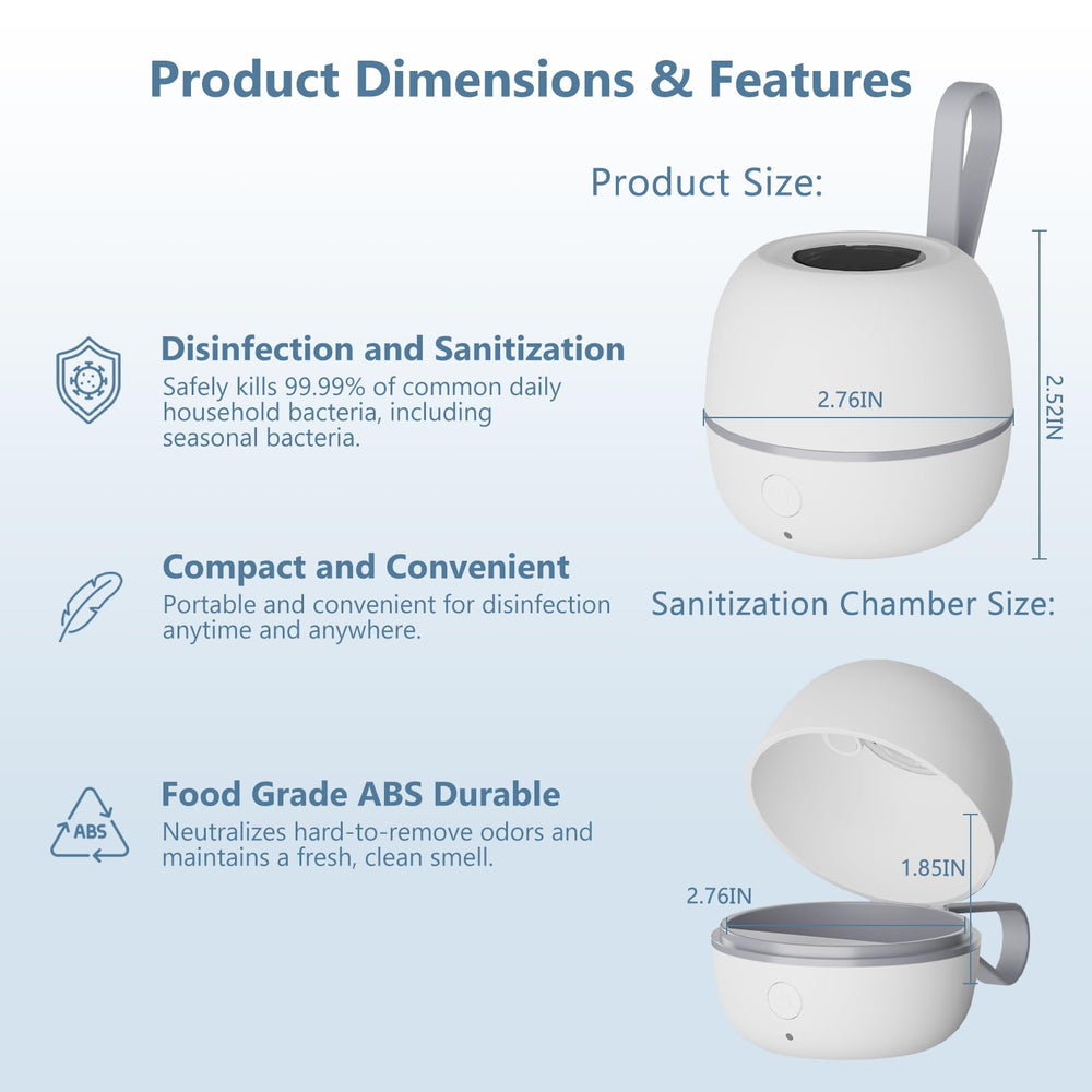 Zyntieu 360 degree UV-C sanitization for thorough cleaning