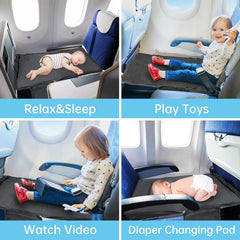 Zyphoria bed non-slip pad keeps seat area secure during flight