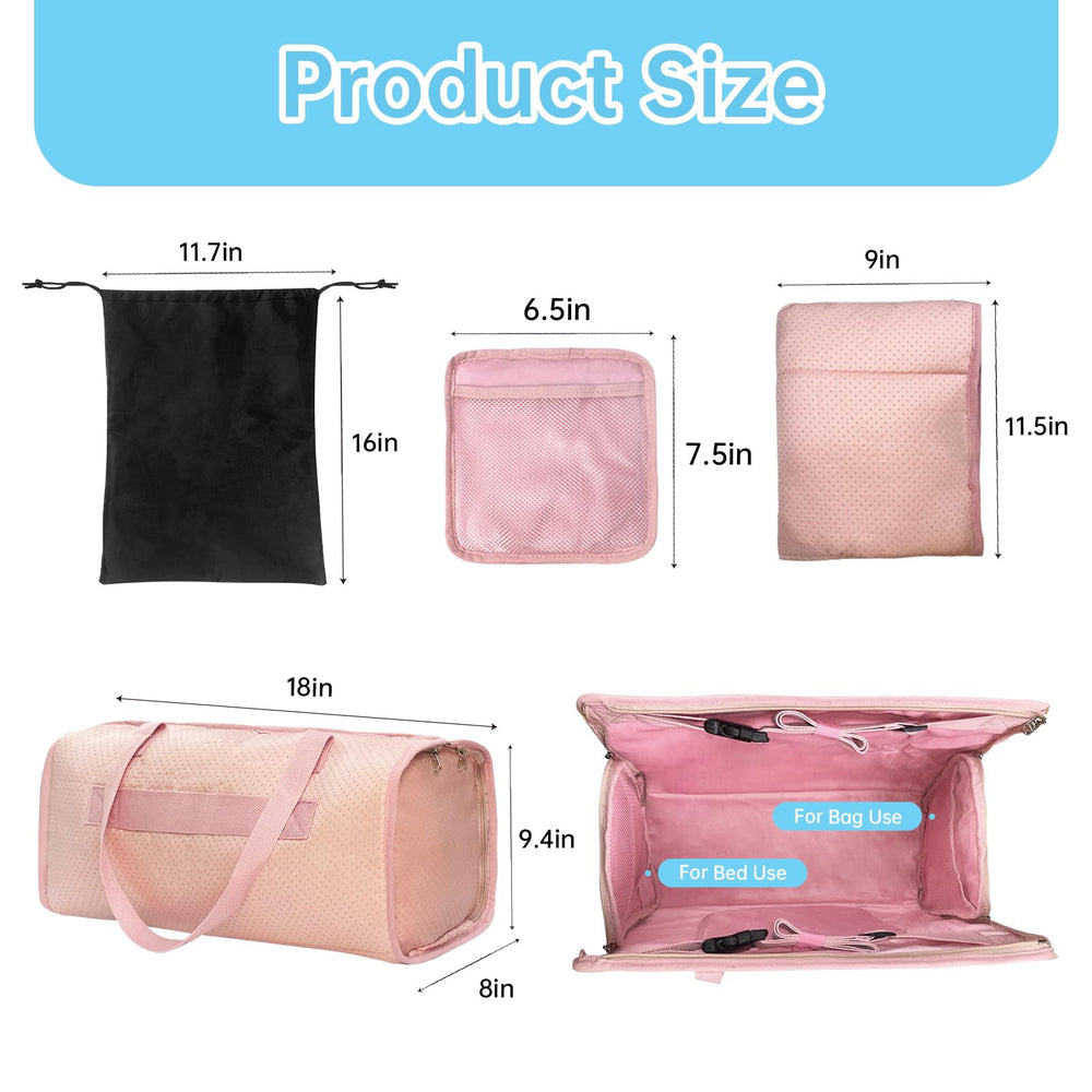 Zyphoria Toddler Airplane Bed pink non-slip-01 emphasizes secure seating surface.