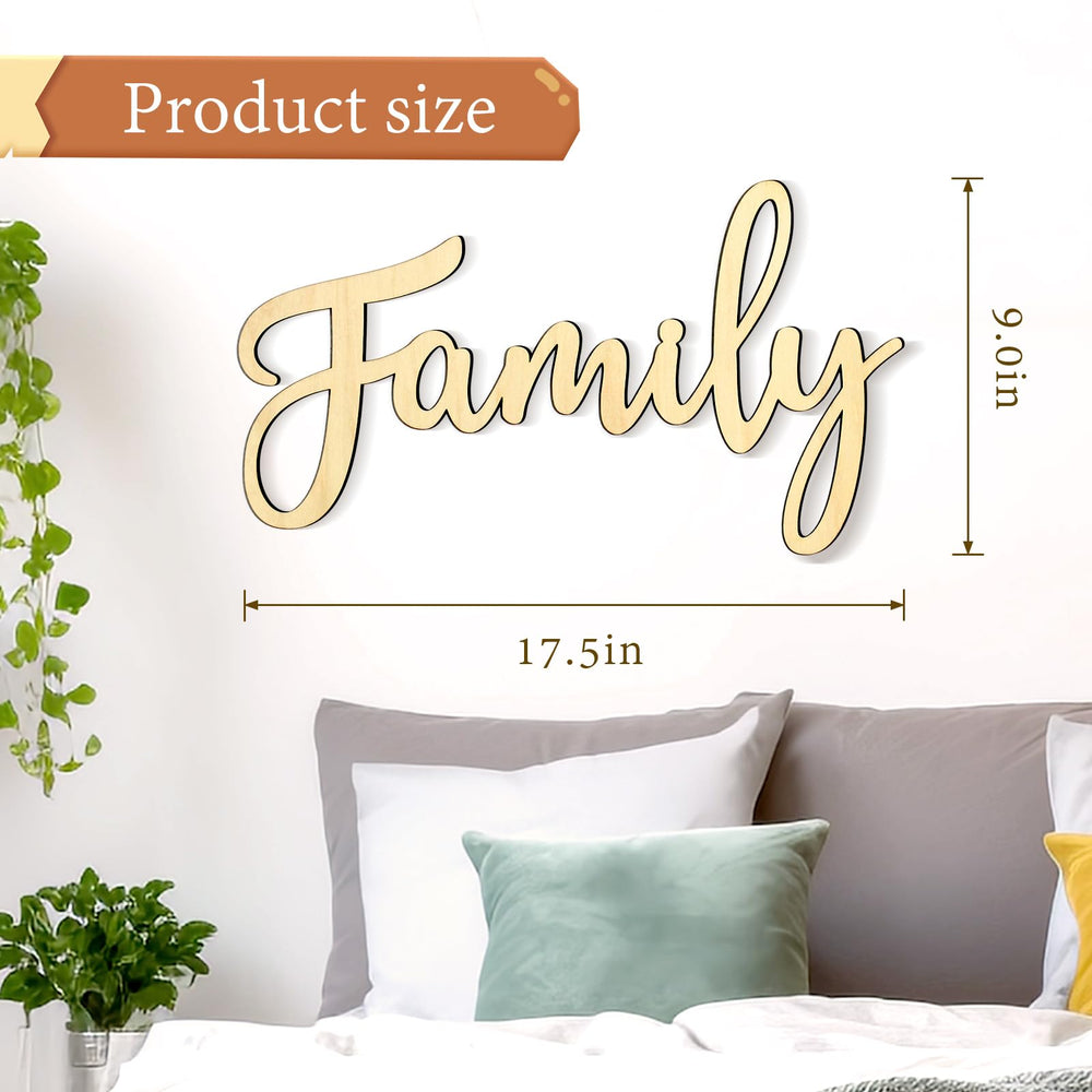 Zzbakress family signs wall decor bedroom adds soft farmhouse vibe