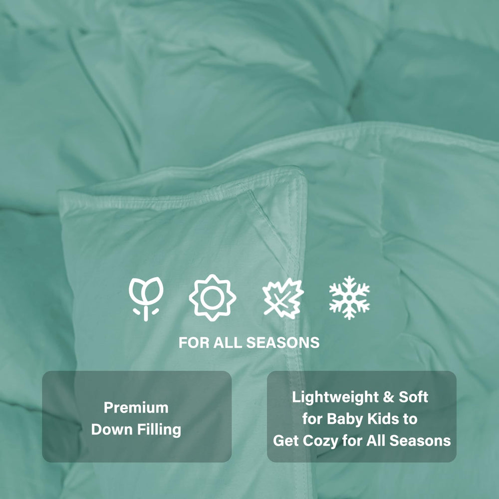 zzlamb Warm Baby Quilt box-construction ensures even fill distribution for coziness.